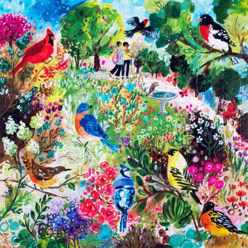 eeBoo 1000 Piece Puzzle Birds in the Park