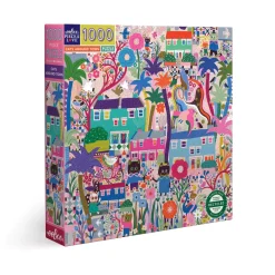 eeBoo 1000 Piece Puzzle Cats Around Town