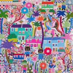 eeBoo 1000 Piece Puzzle Cats Around Town