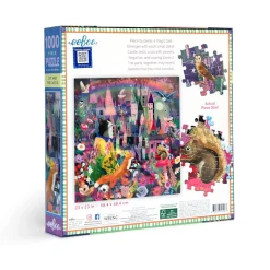 eeBoo 1000 Piece Puzzle Cats and the Castle