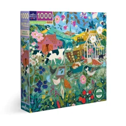 eeBoo 1000 Piece Puzzle English Hedgerow