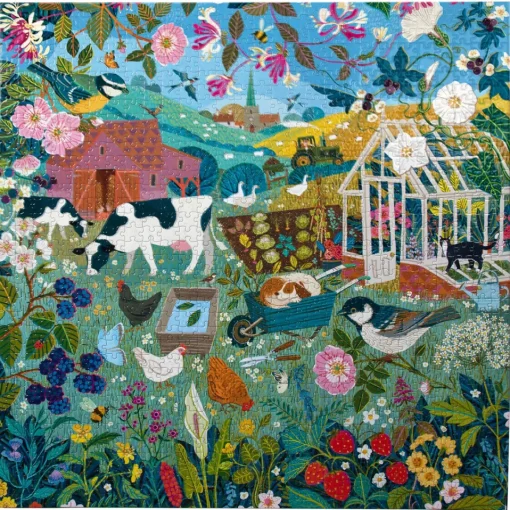 eeBoo 1000 Piece Puzzle English Hedgerow