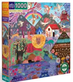 eeBoo 1000 Piece Puzzle Equatorial Jungle