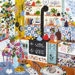 eeBoo 1000 Piece Puzzle Morning Kitchen