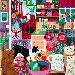 eeBoo 1000 Piece Puzzle Pets in the Kitchen