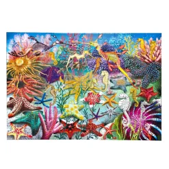 eeBoo 100 Piece Puzzle Seahorses, Sea Stars & Sea Slugs