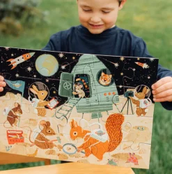 eeBoo 20 Piece Puzzle Space Exploration