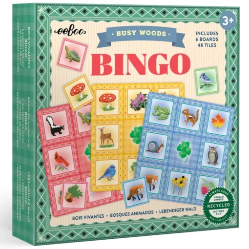 eeBoo Busy Woods Bingo