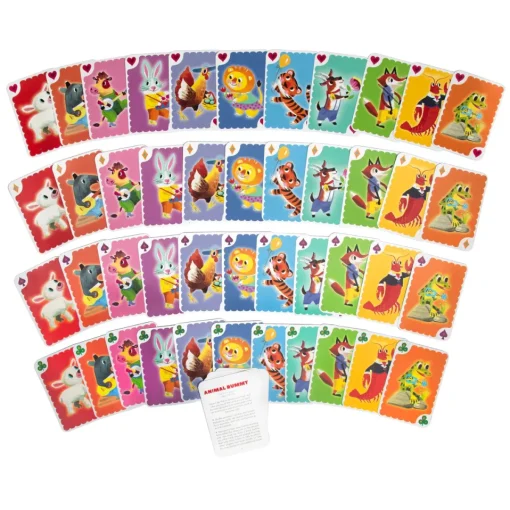 eeBoo Card Game Animal Rummy