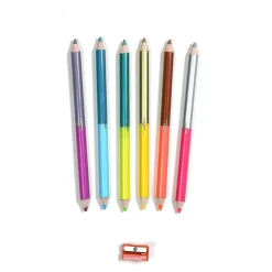 eeBoo Jumbo Double-Sided Color Pencils Butterflies