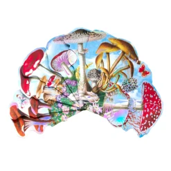 eeBoo Paper Fans: Mushrooms