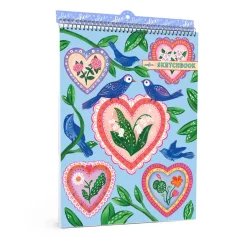 eeBoo Sketchbook: Hearts & Birds