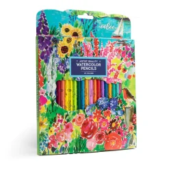 eeBoo Watercolor 24 Pencils: Seaside Garden