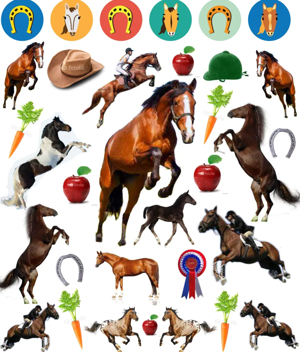 EyeLike Stickers: Horses