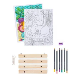 Faber-Castell Color by Number for Adults Wall Art: Pet Parents