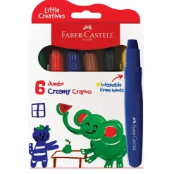 Faber-Castell Little Creatives 6 Jumbo Creamy Crayons
