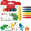 Faber-Castell Little Creatives 6 Easy Grip Finger Crayons
