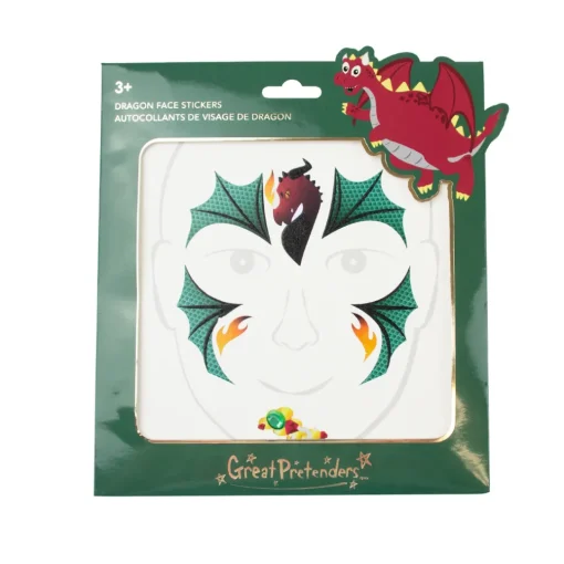 Great Pretenders Dragon Face Stickers