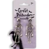 Great Pretenders Spooky Scary Skeleton Clip On Earrings