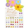 Great Pretenders Sticker Earrings: Spring Flower