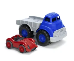 Green Toys Flatbed Truck & Race Car