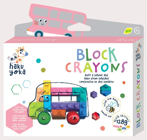 Haku Yoka Block Crayons Assorted