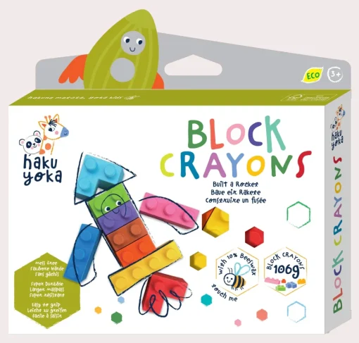 Haku Yoka Block Crayons Assorted