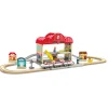 Hape Portable Train Station Set