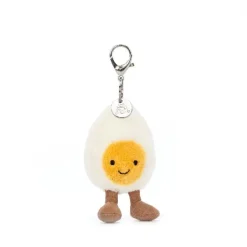 Jellycat Amuseable Happy Boiled Egg Bag Charm 7"