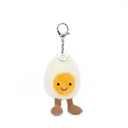 Jellycat Amuseable Happy Boiled Egg Bag Charm 7"