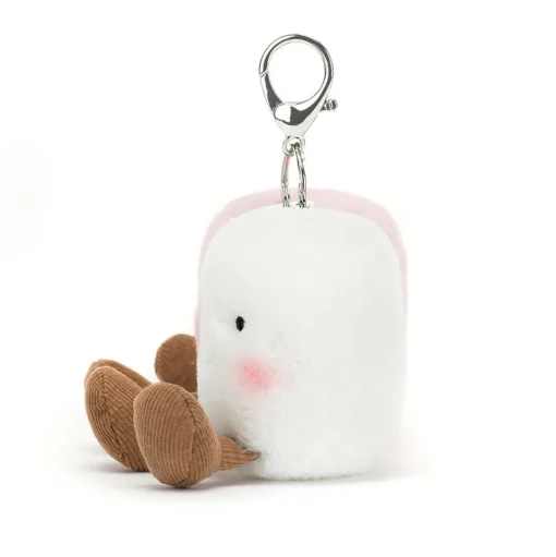 Jellycat Amuseable Pair of Marshmallows Bag Charm 6"