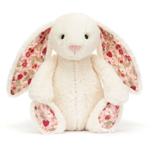Jellycat Blossom Bashful Bunny Berry Cream