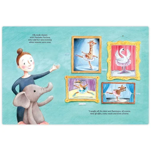 Jellycat Book Elly Ballerina