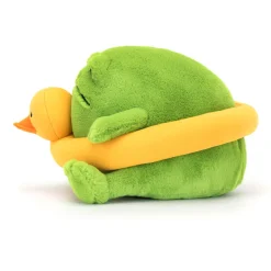 Jellycat Ricky Rain Frog with Rubber Ring 7"