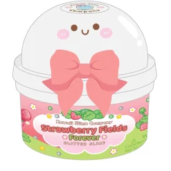 Kawaii Slime: Strawberry Fields Forever Glitter Slime