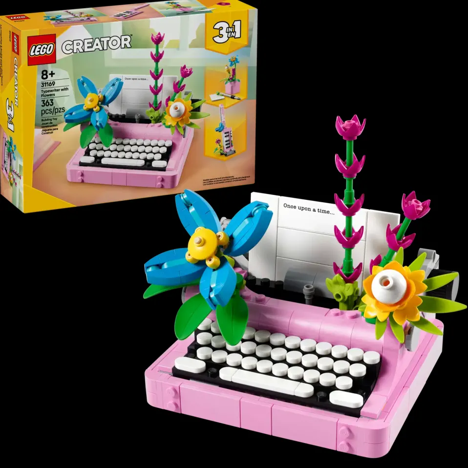 LEGO® Creator 3-in-1: Typewriter with Flowers 31169