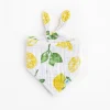 Little Unicorn Cotton Muslin Reversible Bandana Bib Lemon Drop