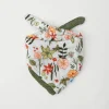 Little Unicorn Cotton Muslin Reversible Bandana Bib Primrose Patch