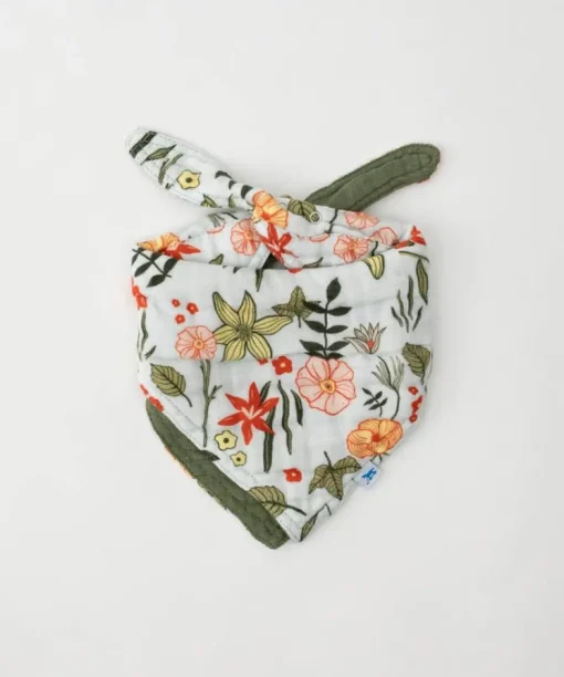 Little Unicorn Cotton Muslin Reversible Bandana Bib Primrose Patch