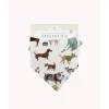 Little Unicorn Cotton Muslin Reversible Bandana Bib Woof