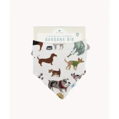 Little Unicorn Cotton Muslin Reversible Bandana Bib Woof