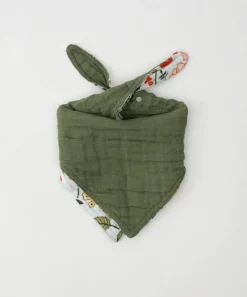 Little Unicorn Cotton Muslin Reversible Bandana Bib Primrose Patch