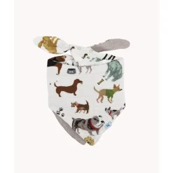 Little Unicorn Cotton Muslin Reversible Bandana Bib Woof