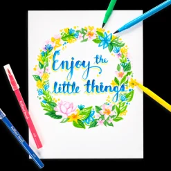 Ooly Brilliant Brush Markers - Set of 12