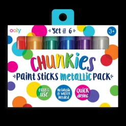 Ooly Chunkies Paint Sticks - Metallic