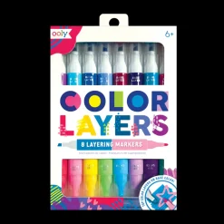 Ooly Color Layers Double Ended Layering Markers - Set of 8
