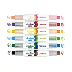 Ooly Double Up! Double-Ended Crayons - Set of 6