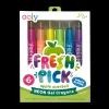 Ooly Fresh Pick Apple Scented Gel Crayons - Set of 6