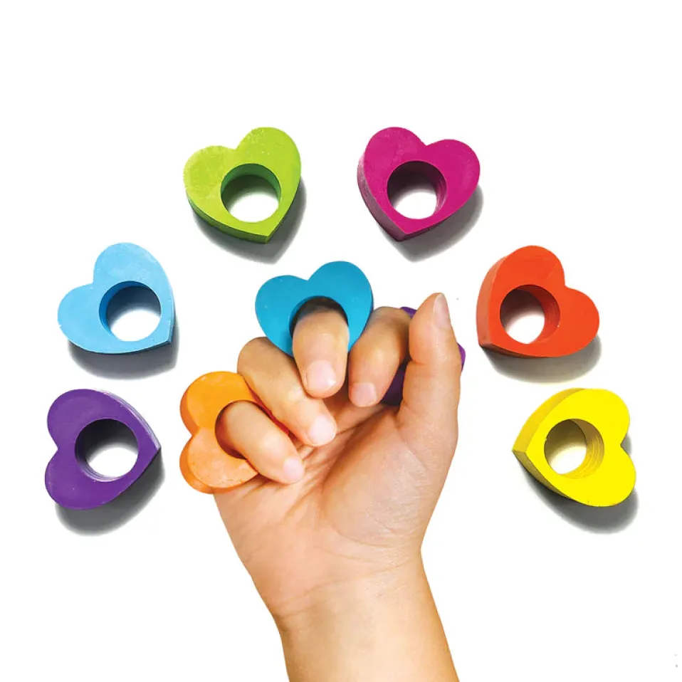 Ooly Heart Ring Crayons