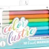Ooly Pastel Color Lustre Metallic Brush Markers